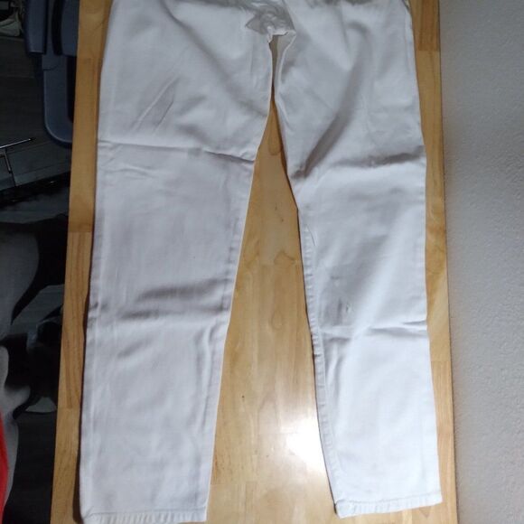 Vintage Pulp White Denim High Waist Jeans - Picture 7 of 10